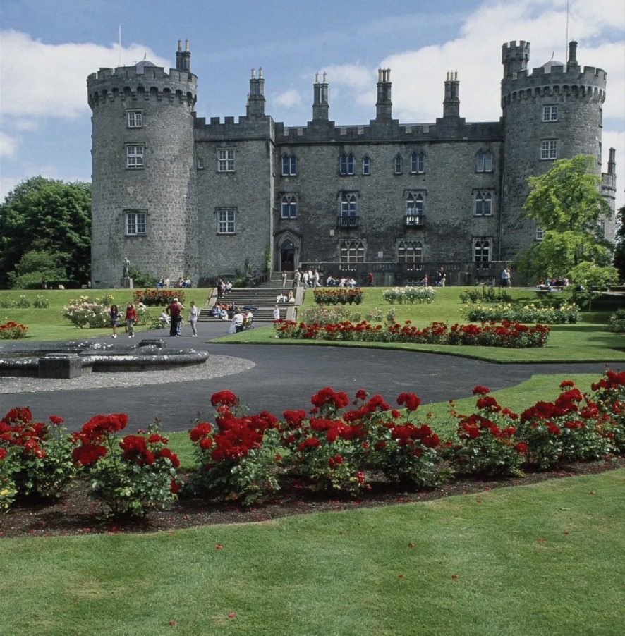 Kilkenny Castle and its rose gardens